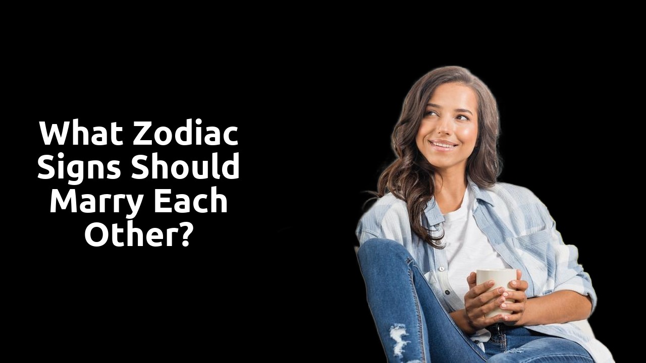 What zodiac signs should marry each other?