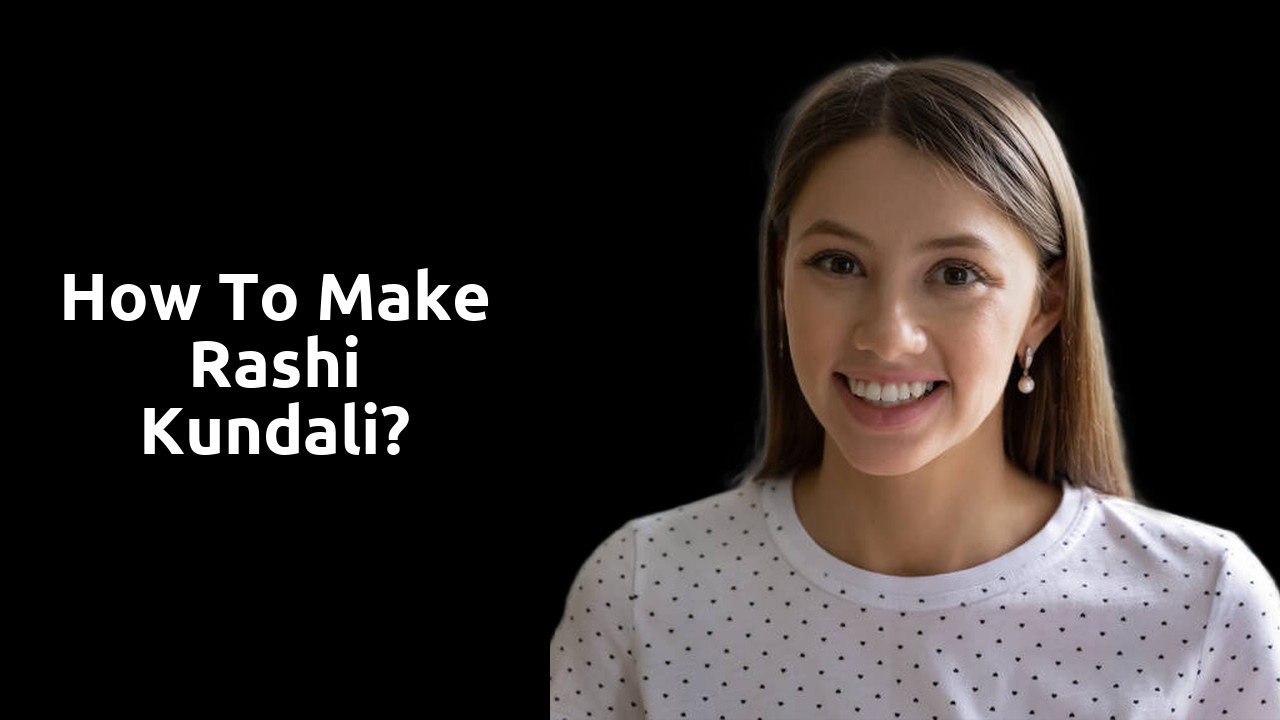 How to make Rashi kundali?