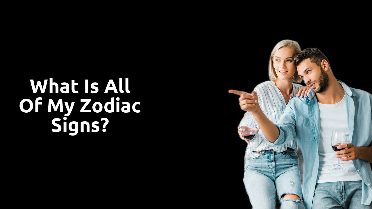 What is all of my zodiac signs?