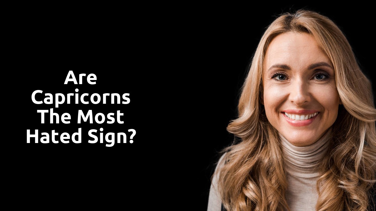 Are Capricorns the most hated sign?