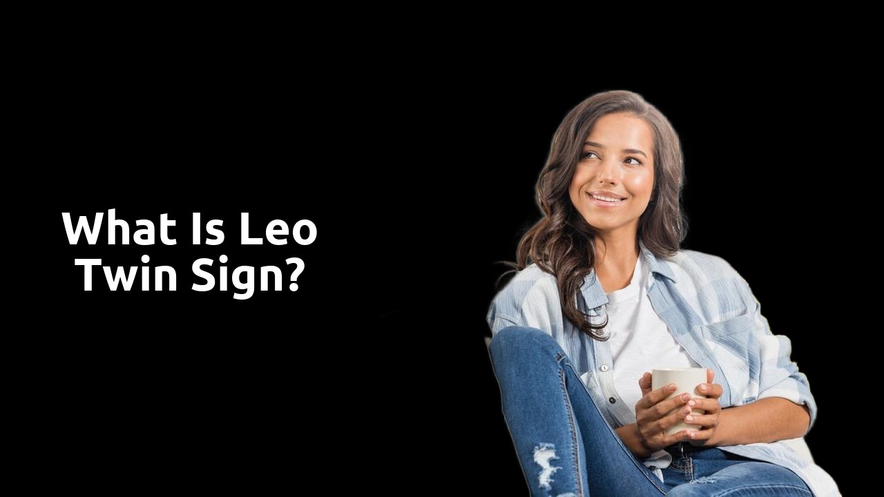 What is Leo twin sign?