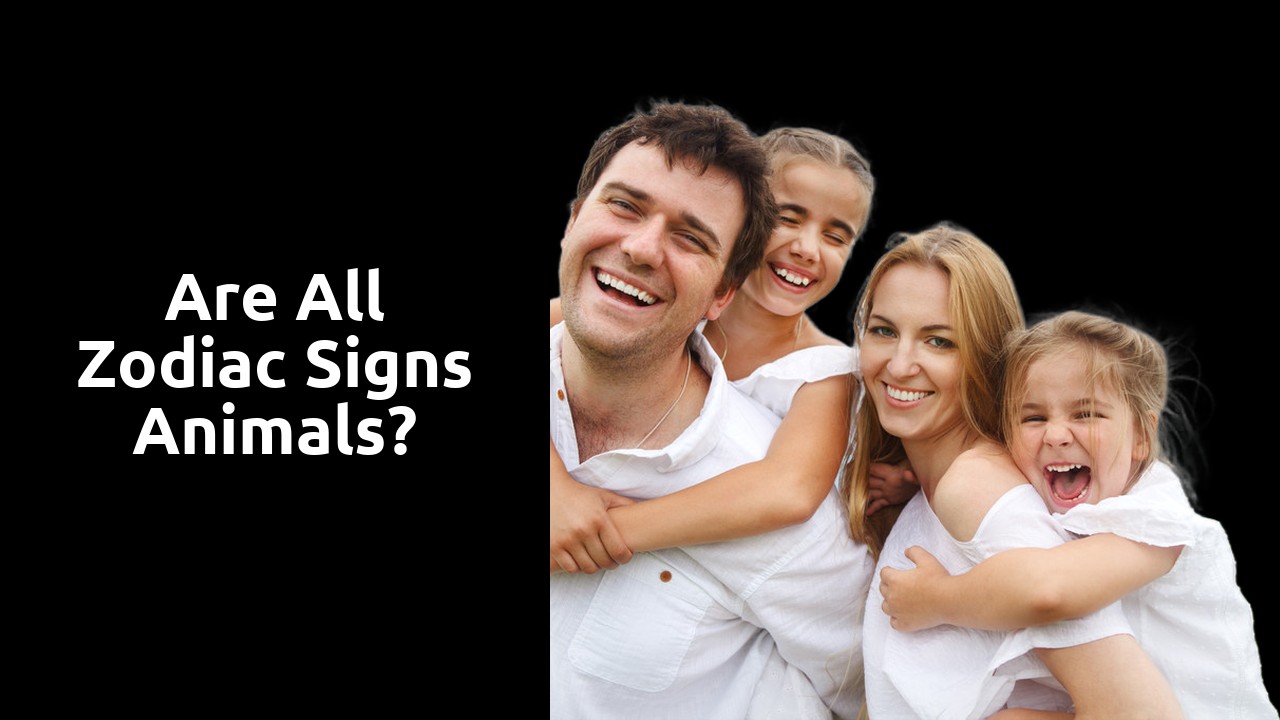Are all zodiac signs animals?