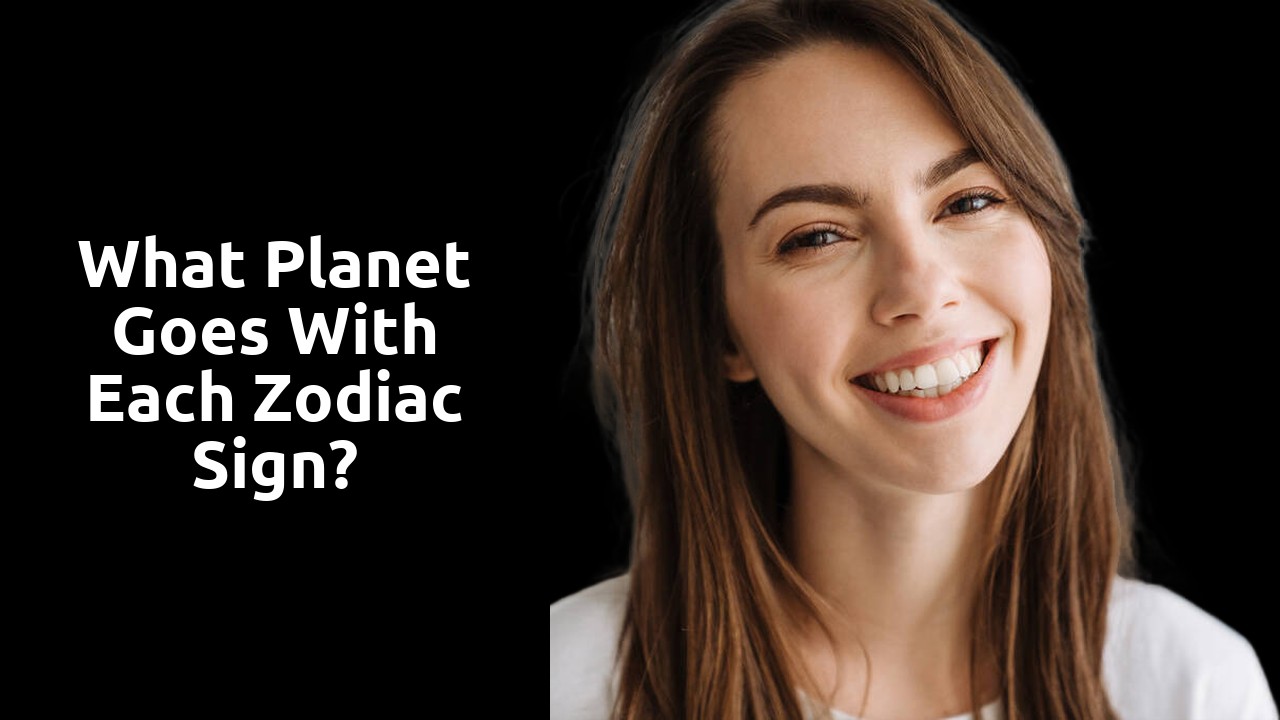 What planet goes with each zodiac sign?